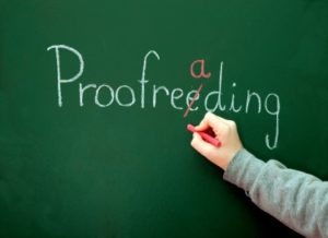 Proofreading and BSI mark-ups